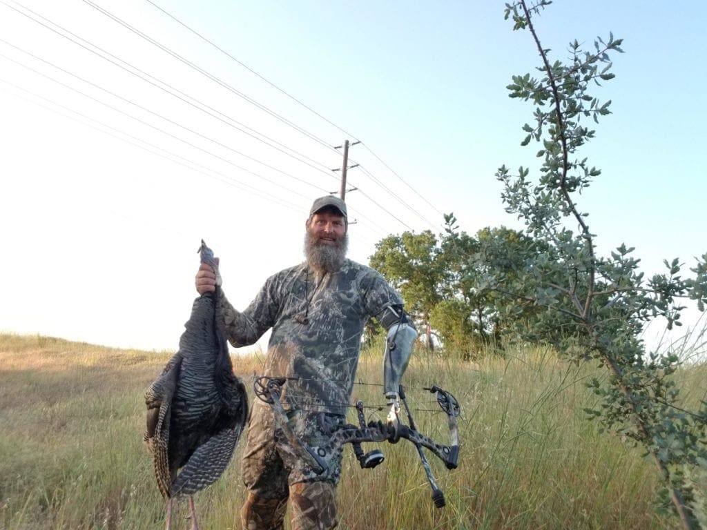David Freeman resumed hunting after line accident.
